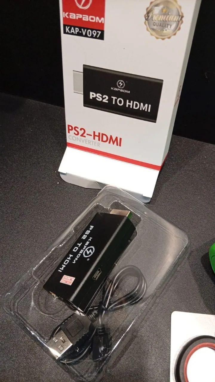 Adaptador Conversor Ps2 Para Hdmi 
