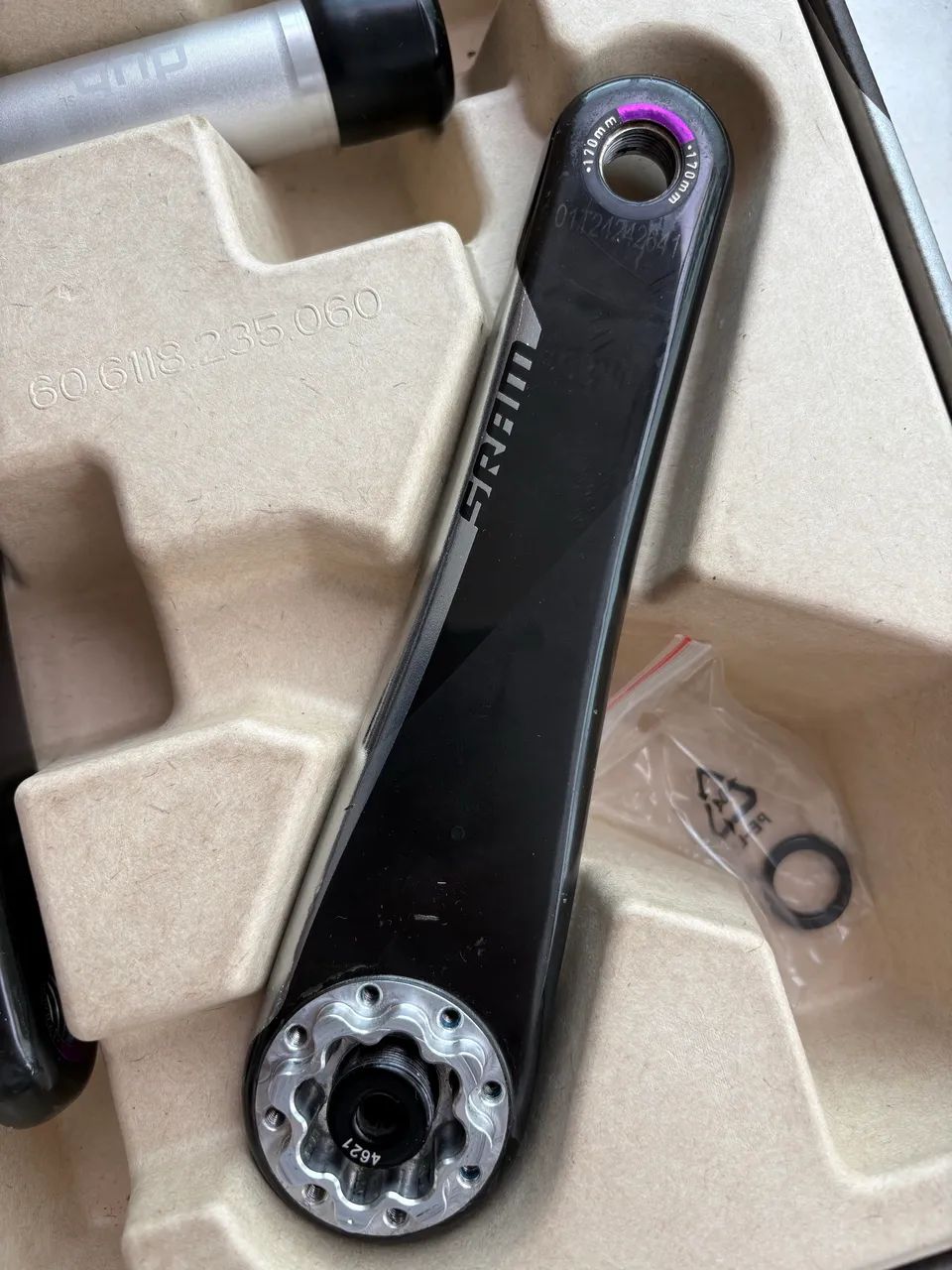 Pedivela Sram Red 170mm impecável - Foto 4