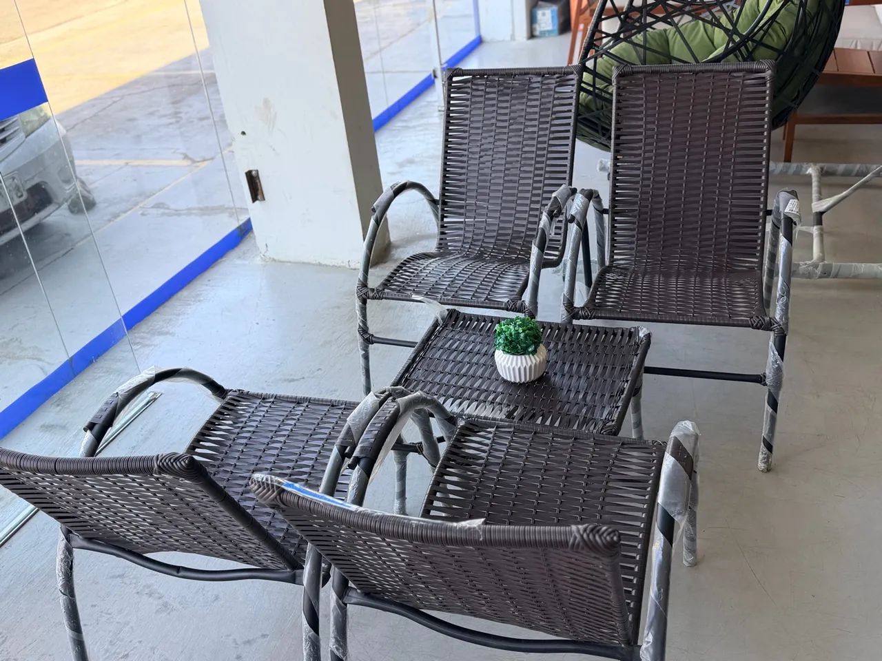 Conjunto de cadeiras para jardim 