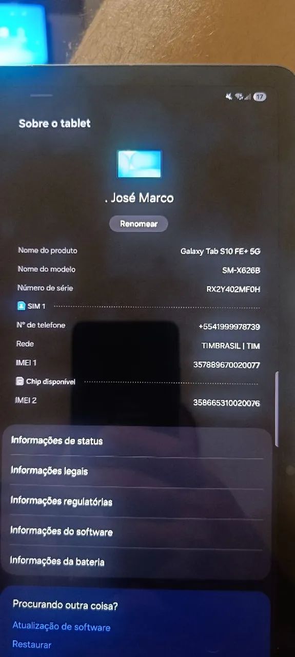 Tablet Samsung Galaxy tab S10 FE+ 5G - Foto 2