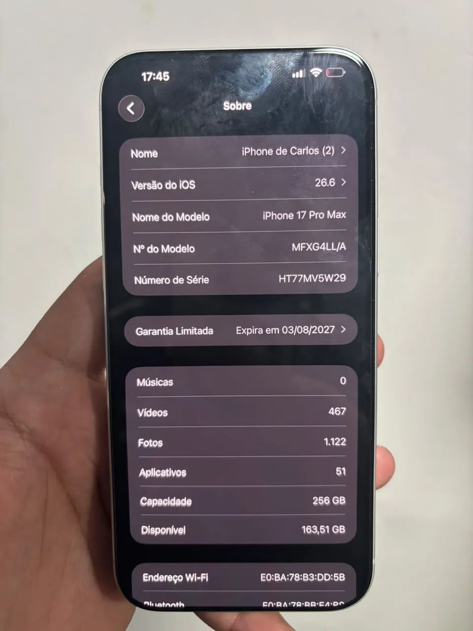 IPHONE 17 PRO MAX SILVER 256GB - Foto 5