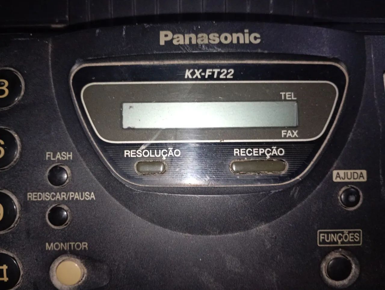 Aparelho de fax relíquia 