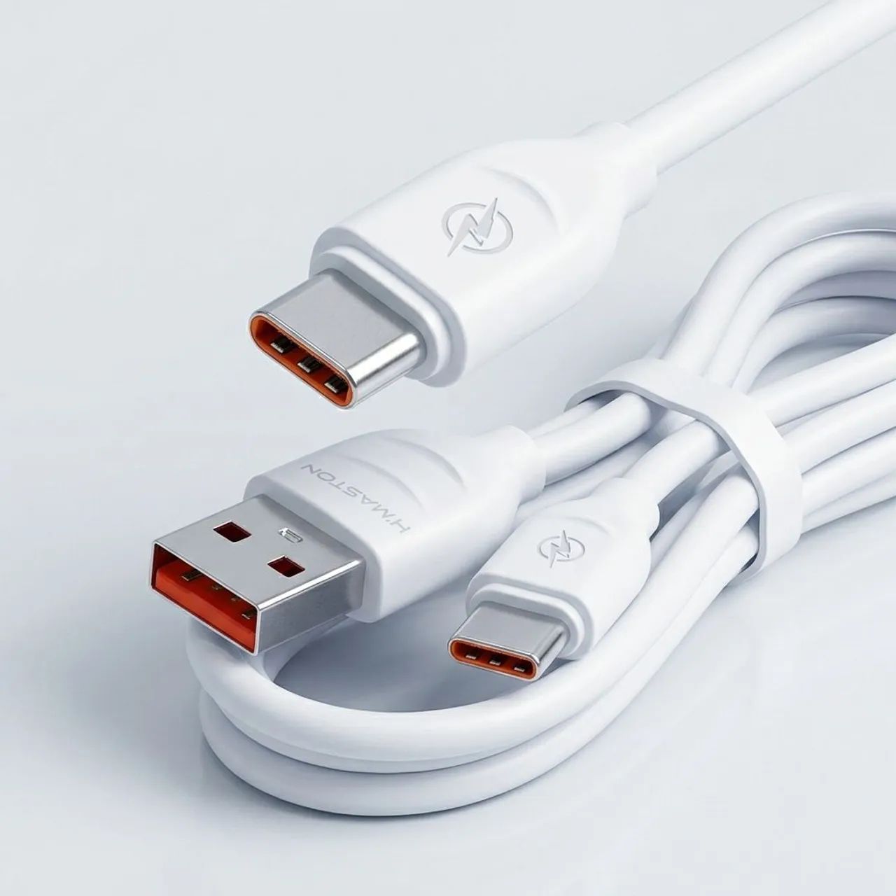 Cabo USB Tipo-C Turbo 4.8A Carga Rápida H'Maston 1M - Foto 5