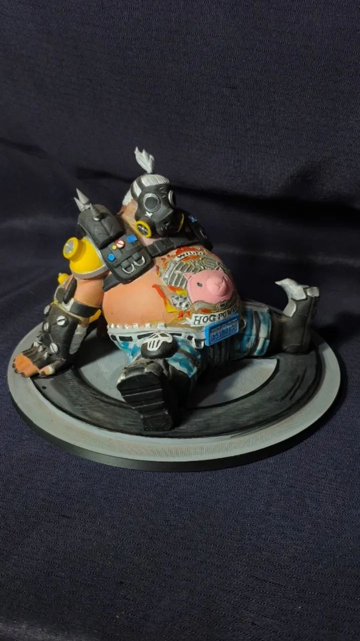 Action Figure Roadhog (overwatch) Com Base - Foto 3
