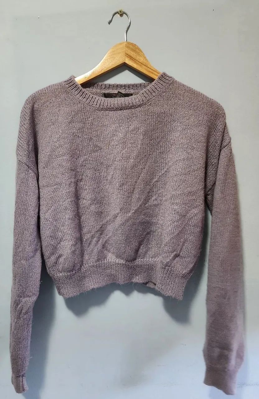 TRICOT CROPPED LILÁS 