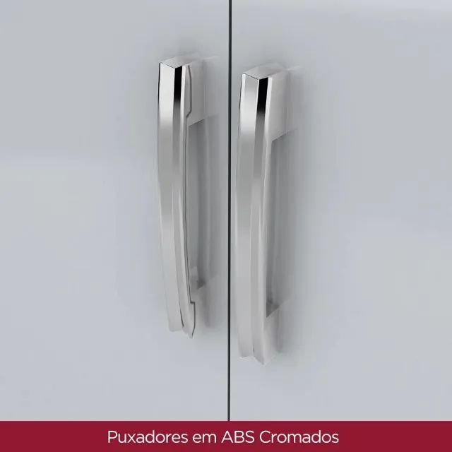 Armário Multiuso com 2 Portas 180cm Branco - Foto 4