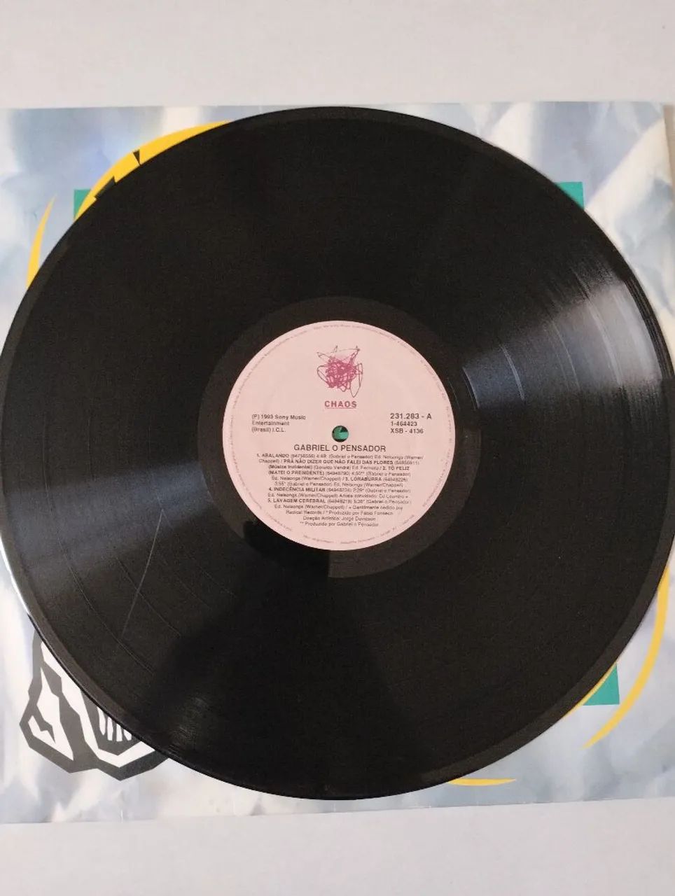 LP disco de vinil Gabriel O Pensador - 1993 Rap Nacional Hip-Hop