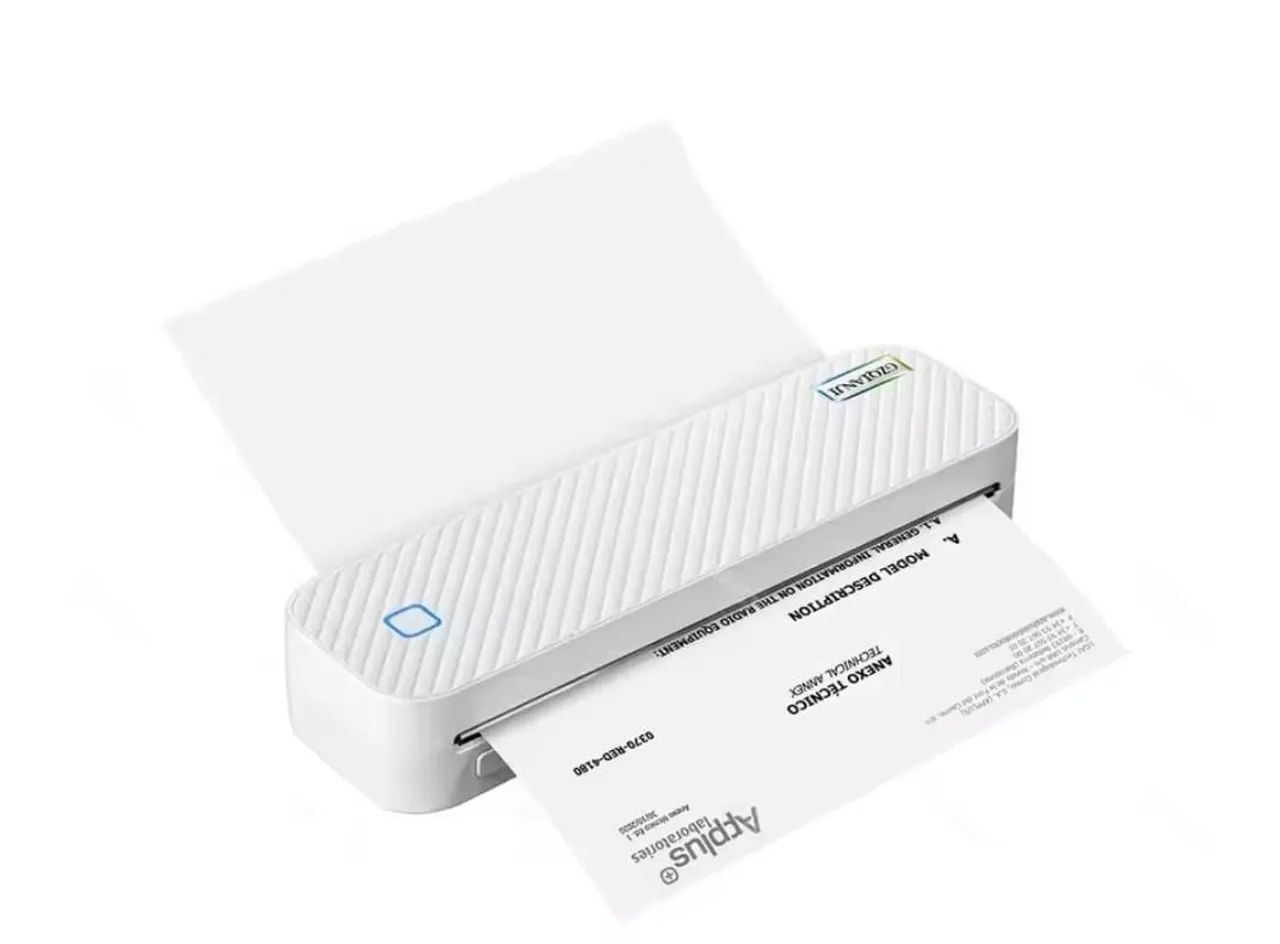 Impressora térmica A4 portátil Bluetooth 