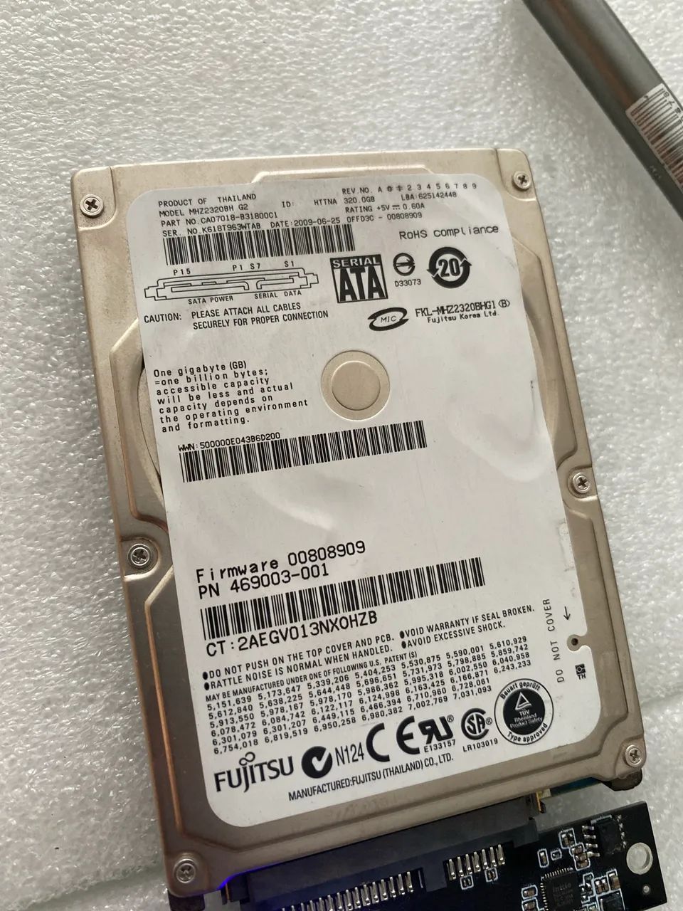 Hd de 320 gigas 2.5