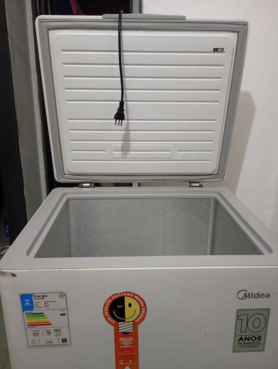 Freezer horizontal Midea Branco ( Com Defeito ) - Foto 2