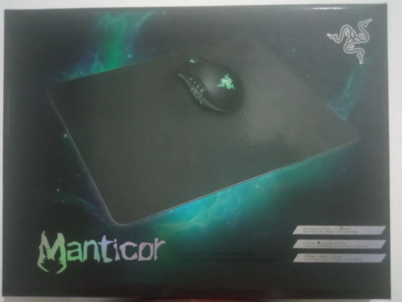 Mousepad Razer Manticor com caixa original - usado
