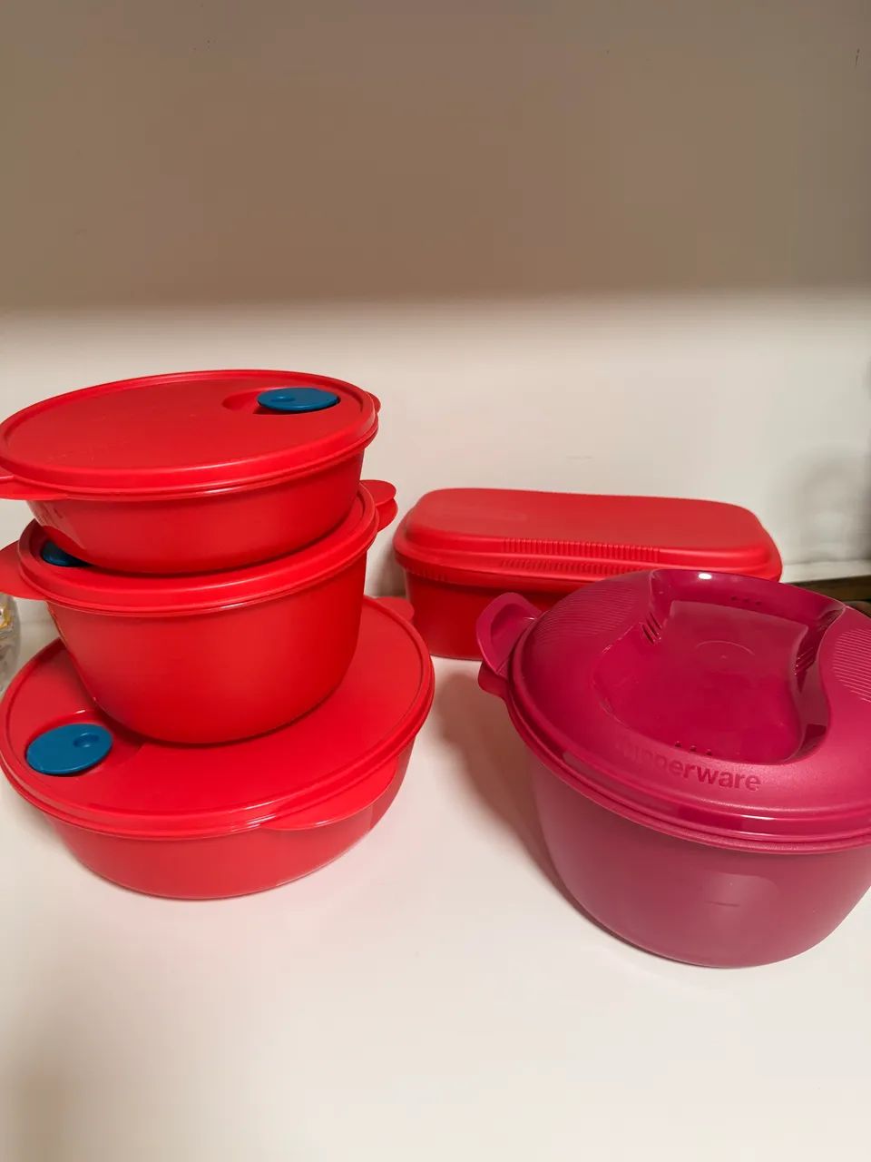 Tupperware conjunto linha microondas