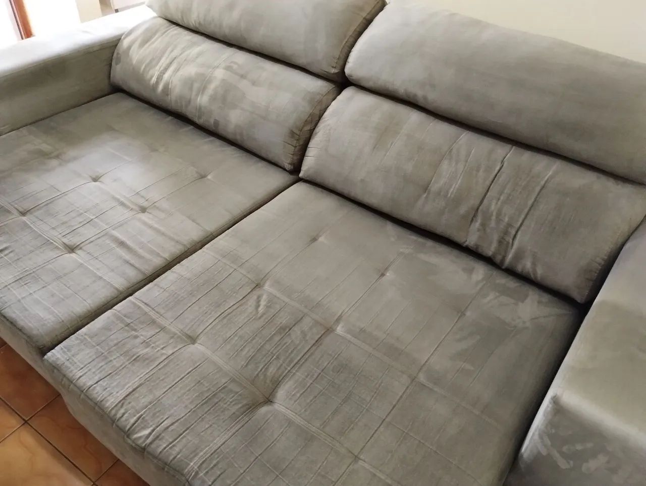 Vendo Sofá Usado retrátil e reclinável 2,5m x 1,5m