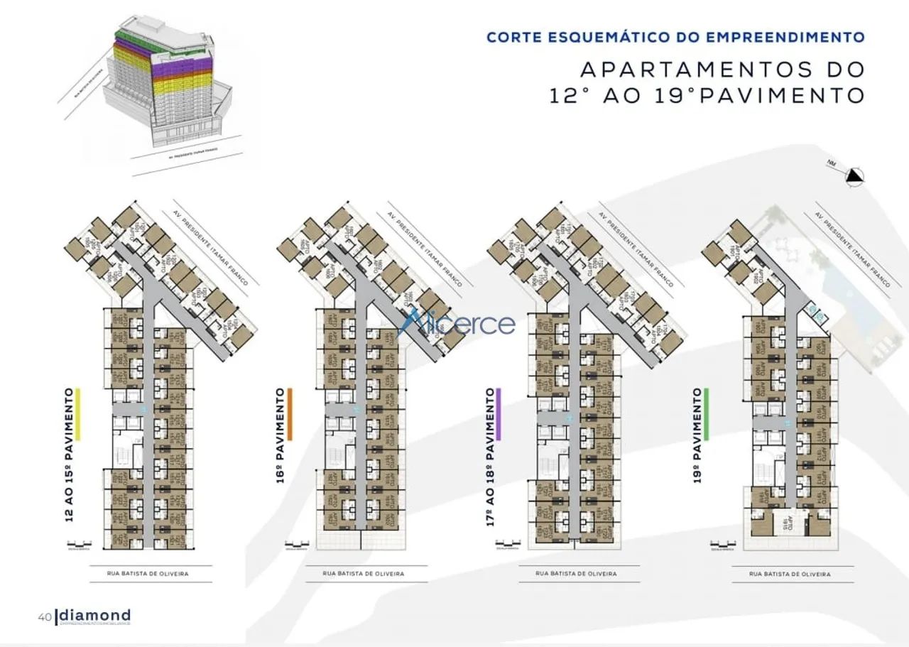 Diamond Infinity: Studio à venda com área externa e de lazer completa no Centro. - Foto 5