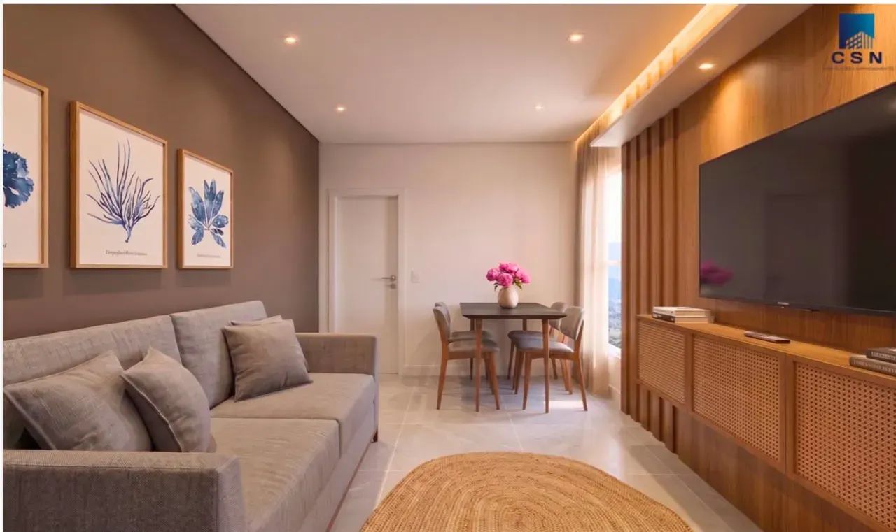 Cobertura com 3 quartos sendo 2 suíte 2 banheiros 1 vagas - Foto 4