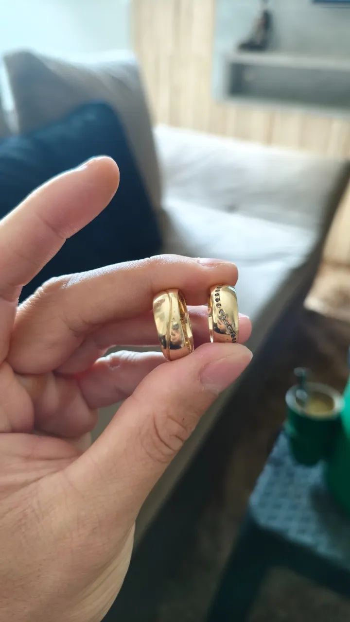 Alianças de ouro 18k  - Foto 2