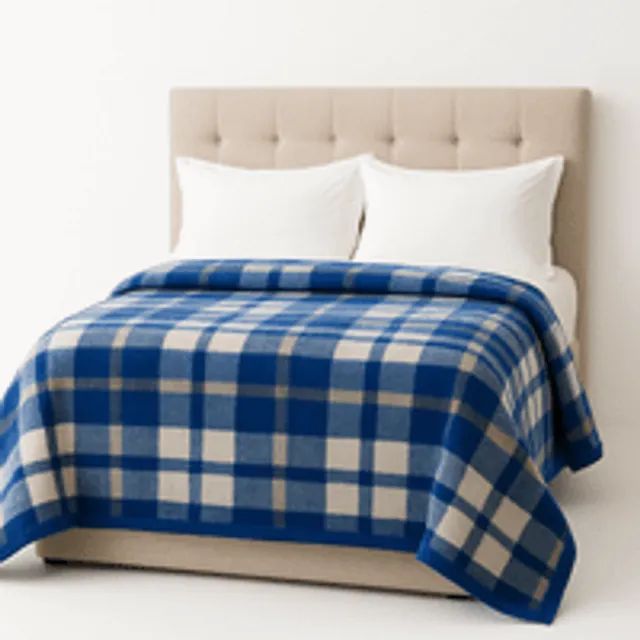 1 cobertor guaratinguetá casal boa noite 220x180cm xadrez - Foto 3