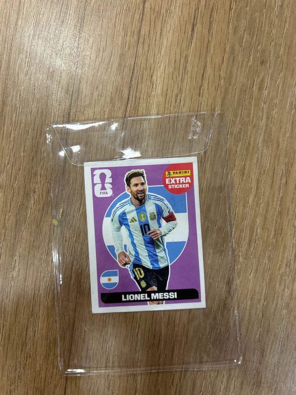 Figurinha extra stickers Leonel messi 