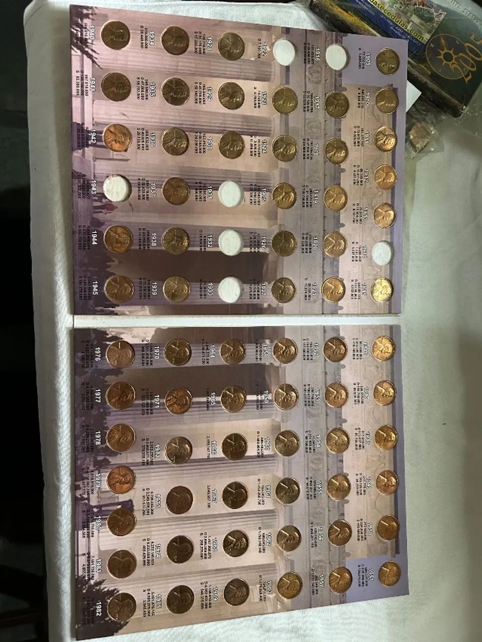 Coleção de moedas de 1 centavo americanas  - Foto 4