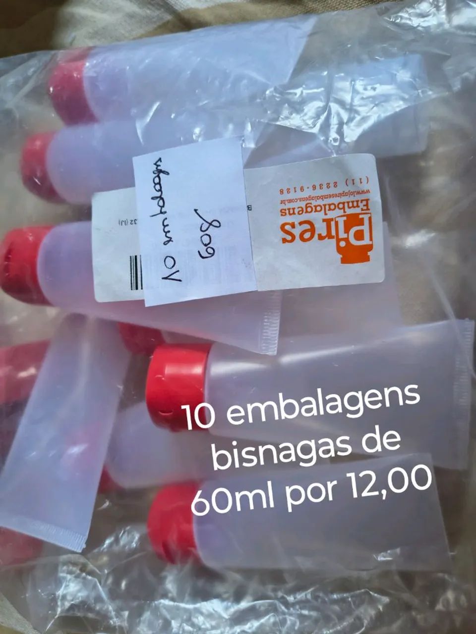 Embalagens- Queima de estoque 