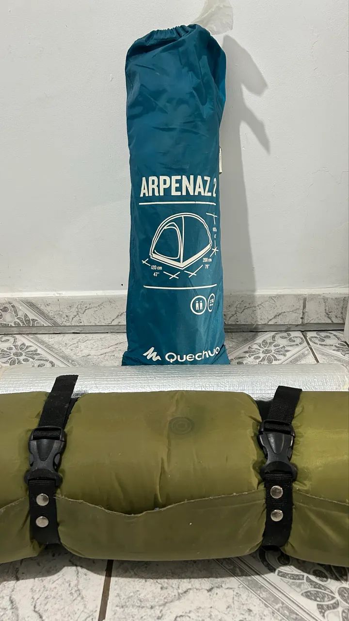 Barraca de camping + 2 isolantes térmicos 