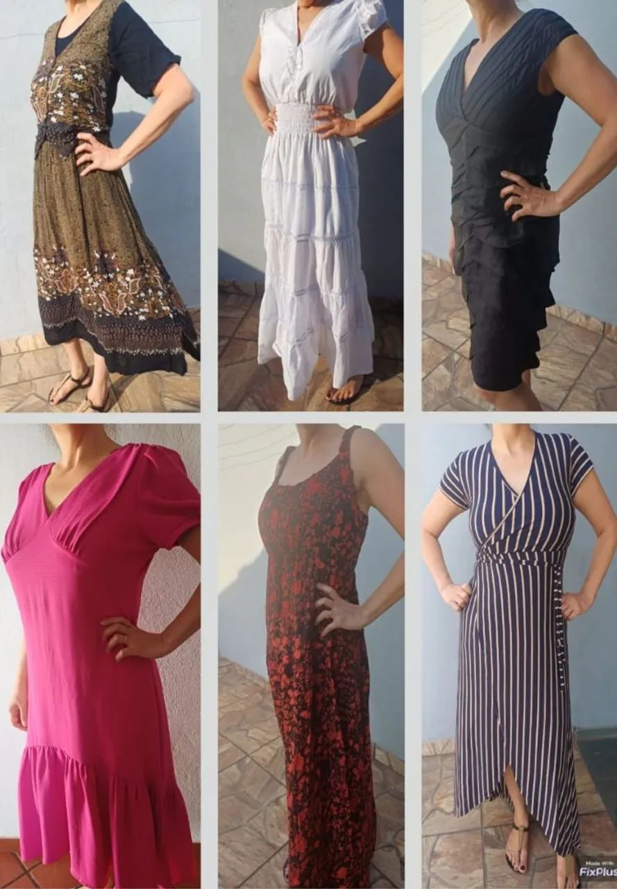 Vestido 6 vestidos  variados por R$90