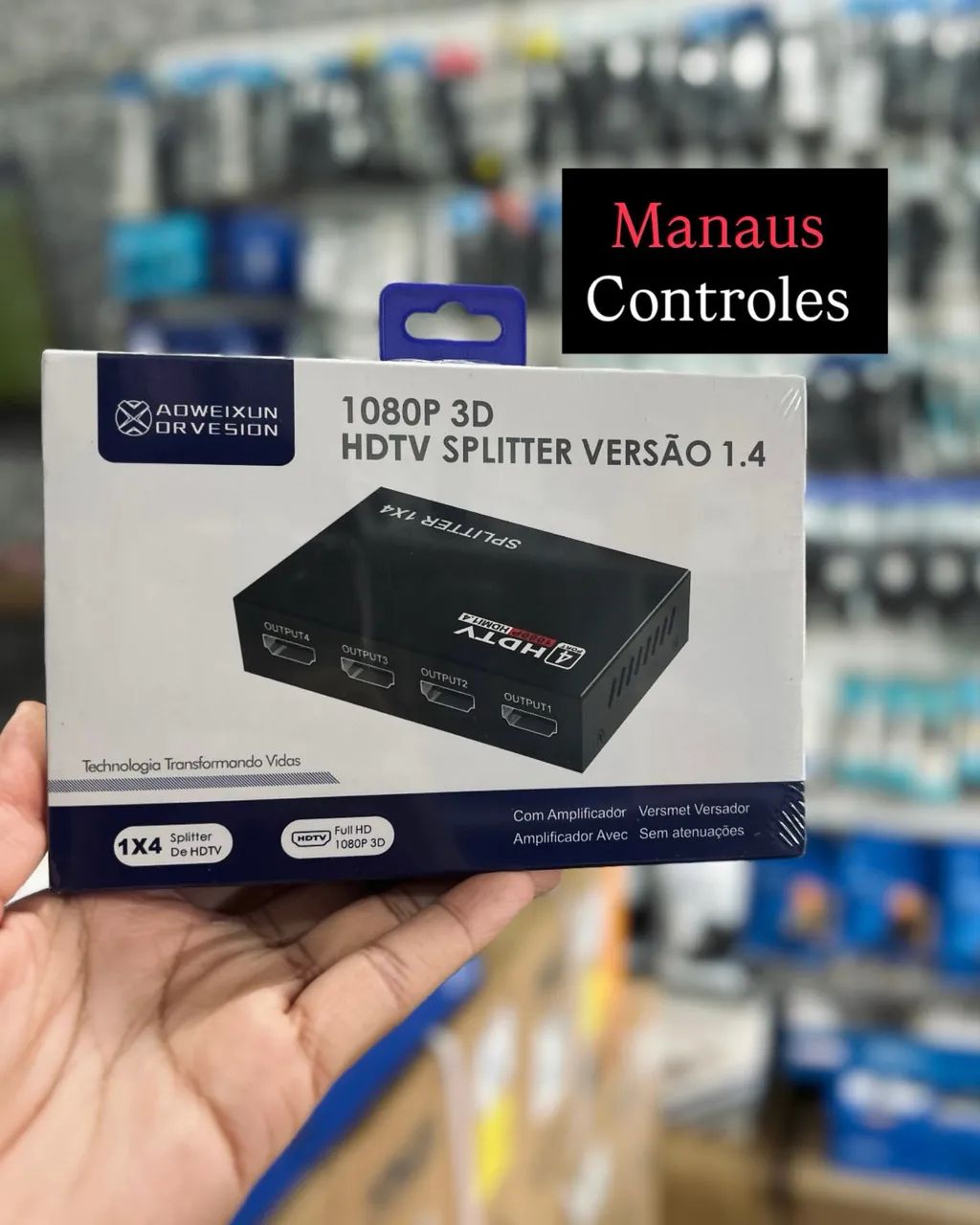 Splitter Hdmi 4 Portas Hdmi - Promoção 