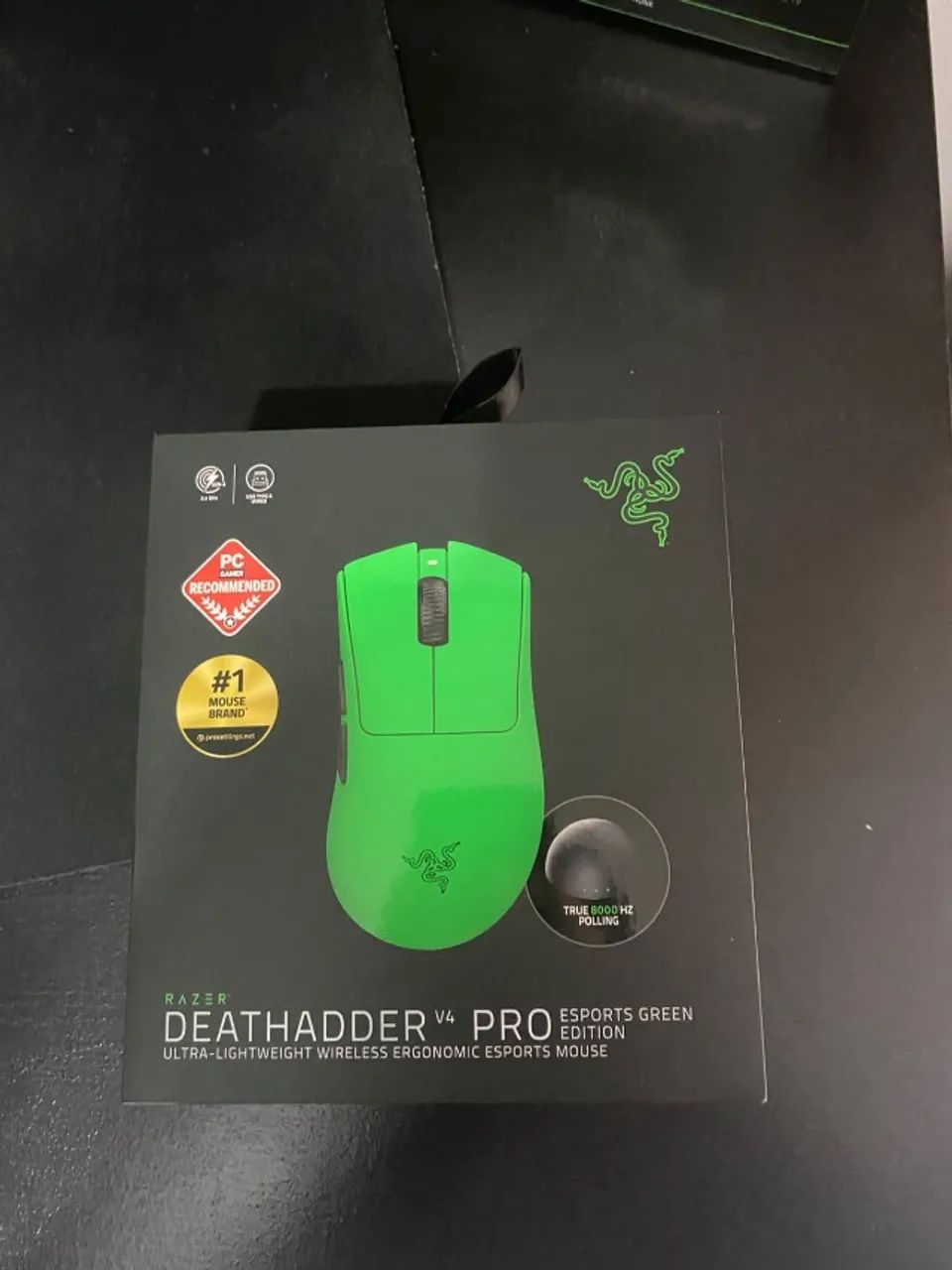 Mouse Razer DeathAdder V4 PRO - Green Edition