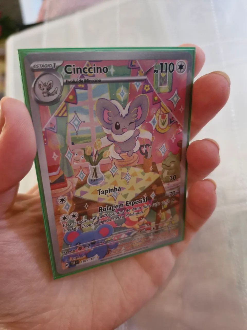 Cinccino 183/162 carta Pokémon - Foto 3