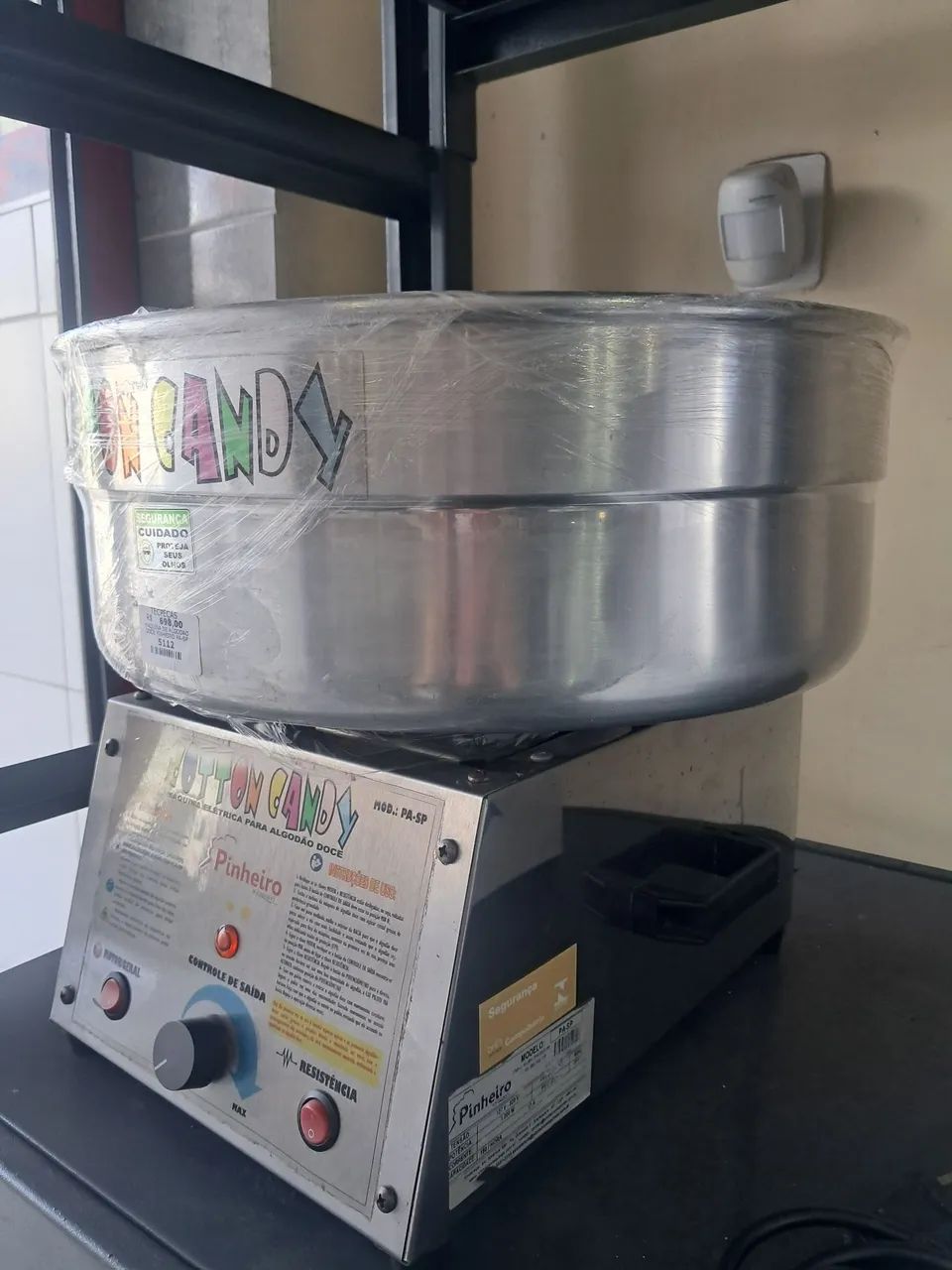 MÁQUINA DE ALGODÃO DOCE COTTON CANDY - Foto 3
