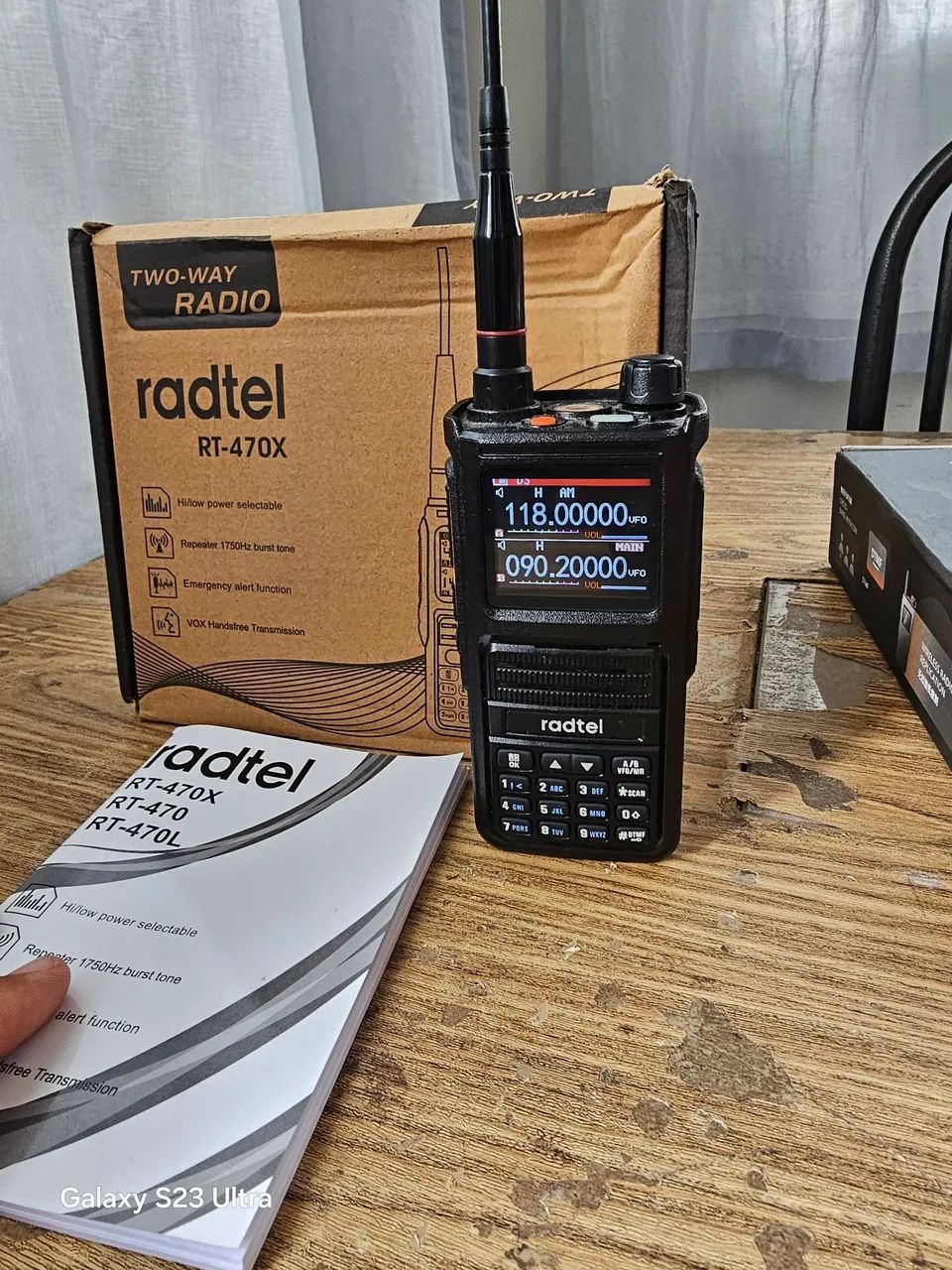 Rádio rt 470x uhf vhf fm am 