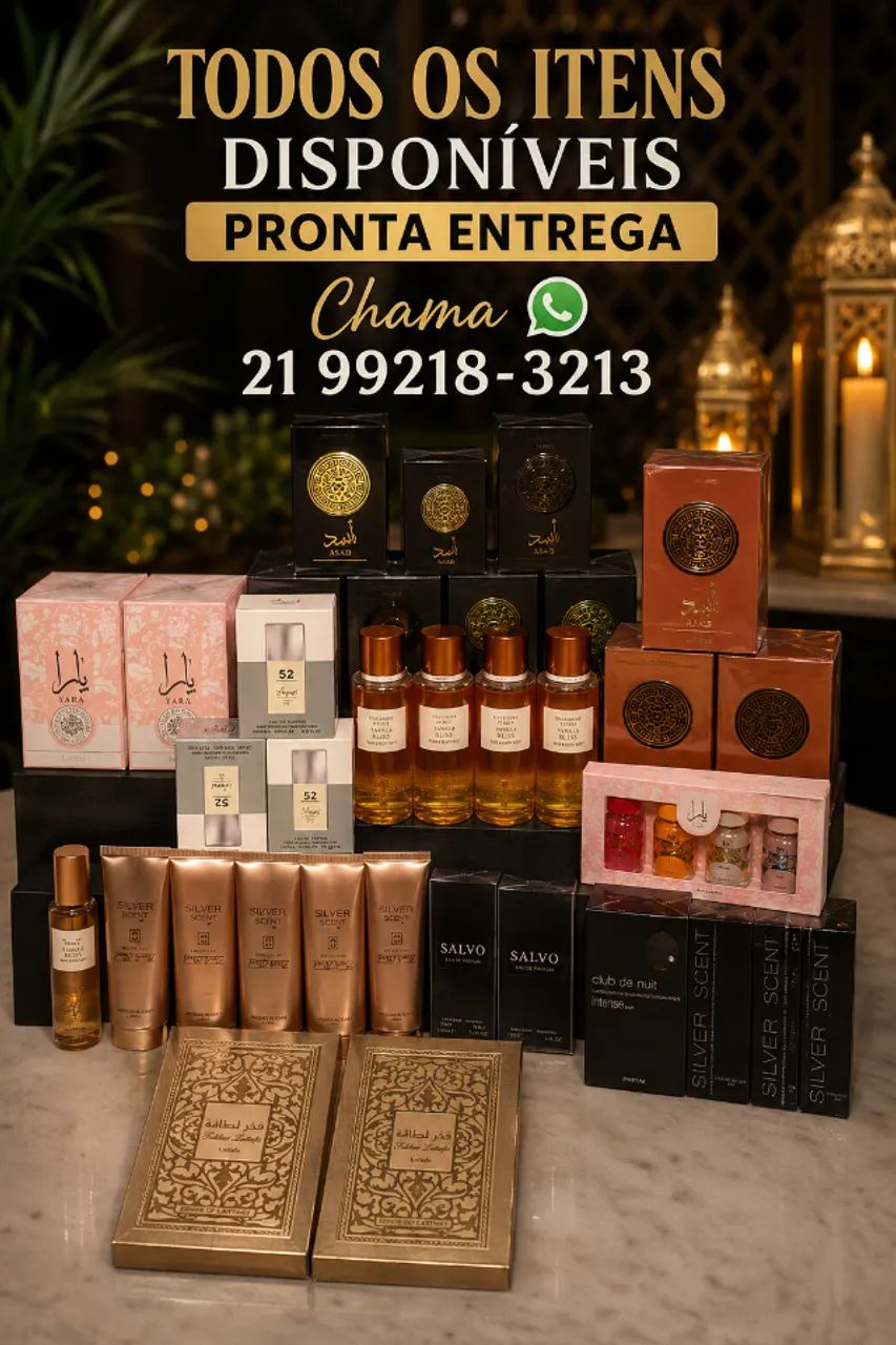 Vendo perfumes árabes e importados 