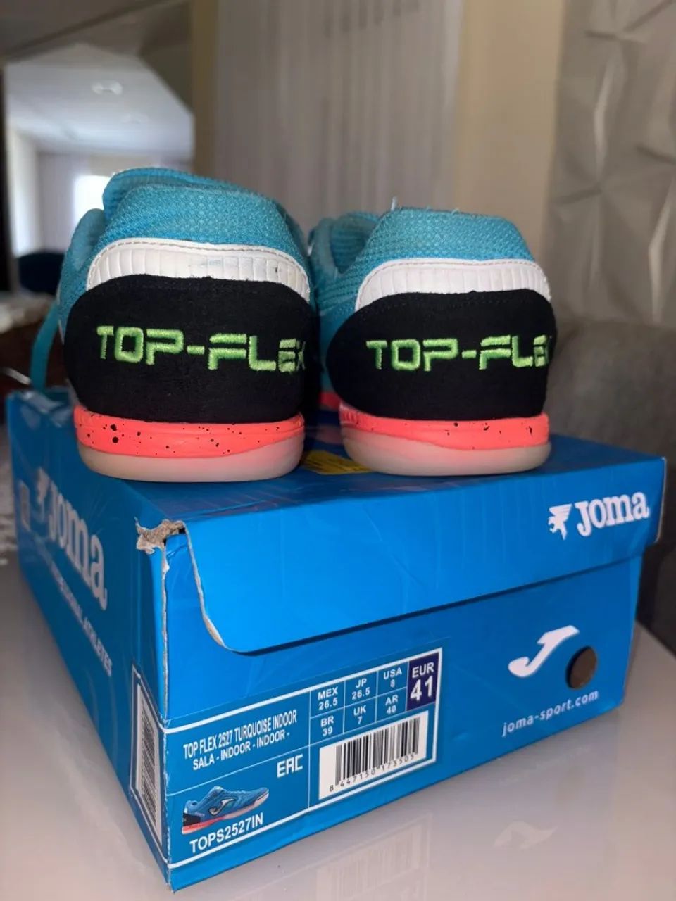 Chuteira Futsal Joma Top Flex Adulto - Foto 3