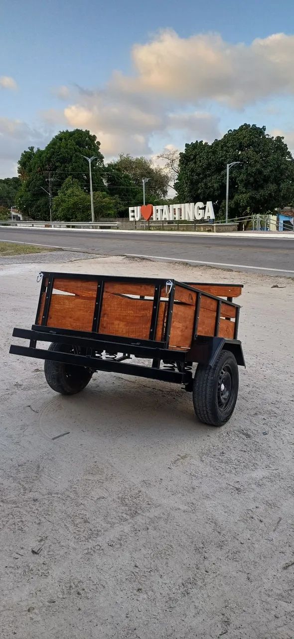 Reboque, carrochinha nova e sem placa - Foto 3