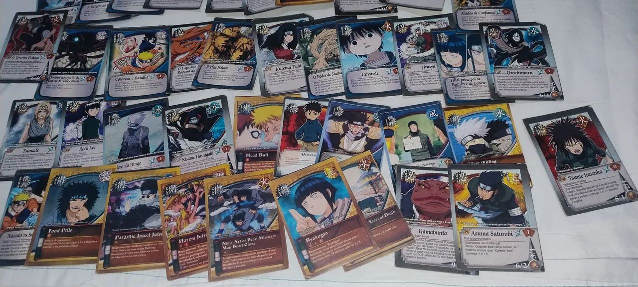 Lote  50 cartas Naruto  Shippuuden antigas  - Foto 2