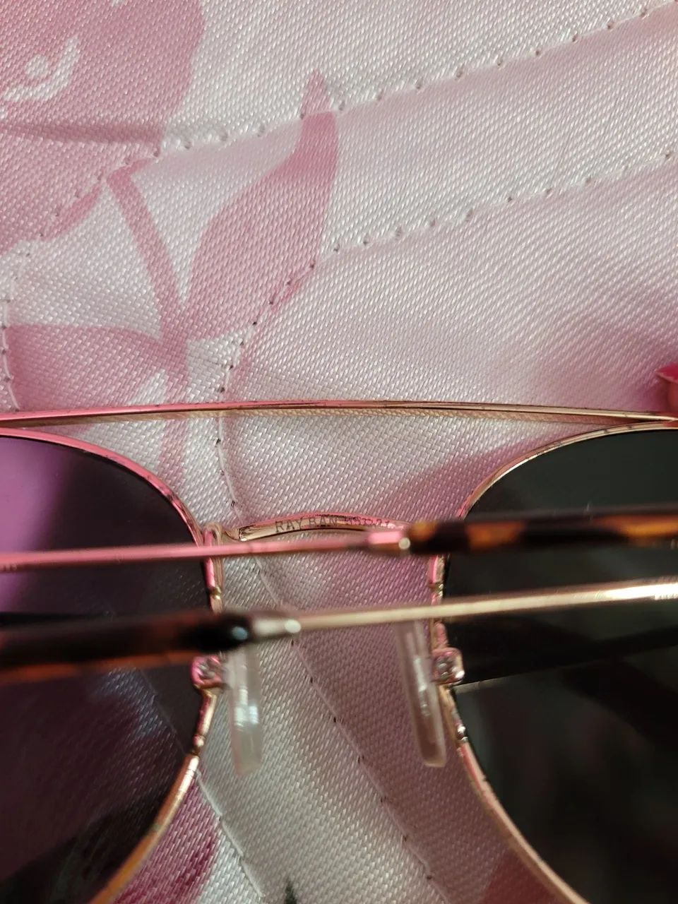 óculos de sol Rayban Ray Round Double Bridge usado<br><br> - Foto 2
