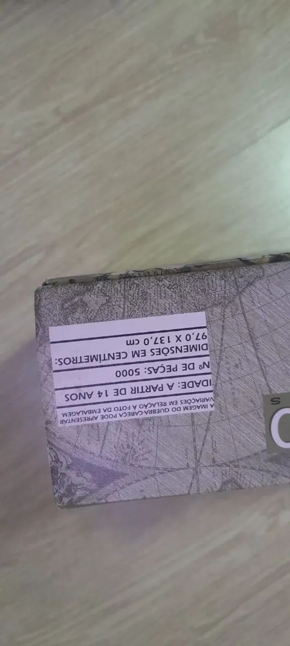 Quebra cabeças Mapa Mundi 5000pçs - Foto 2