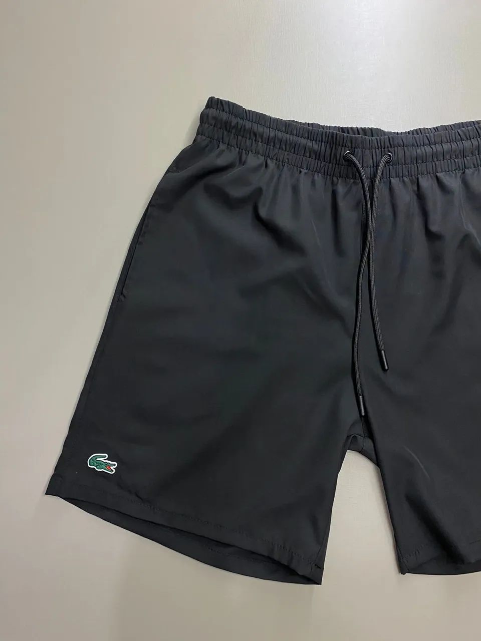 Bermuda Tactel Preta Miami - Foto 2