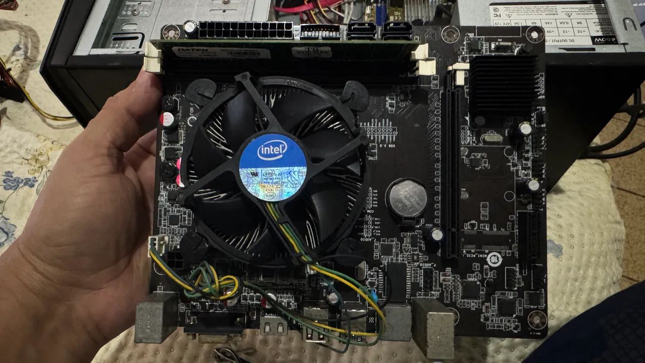 Placa mãe ddr3 , memória e processador .a