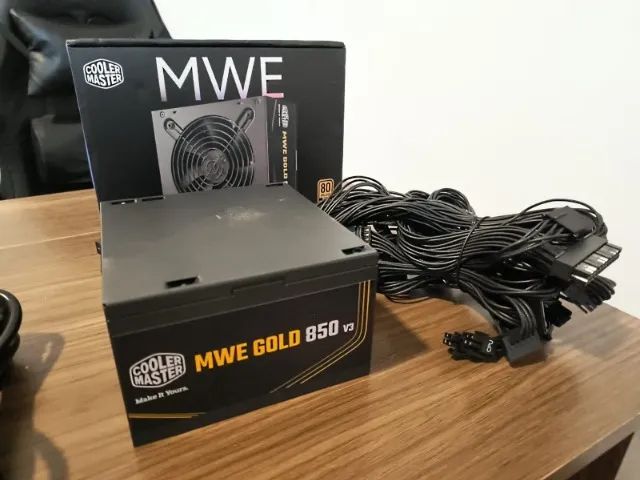 Fonte Cooler Master MWE 850W 80 Gold plus