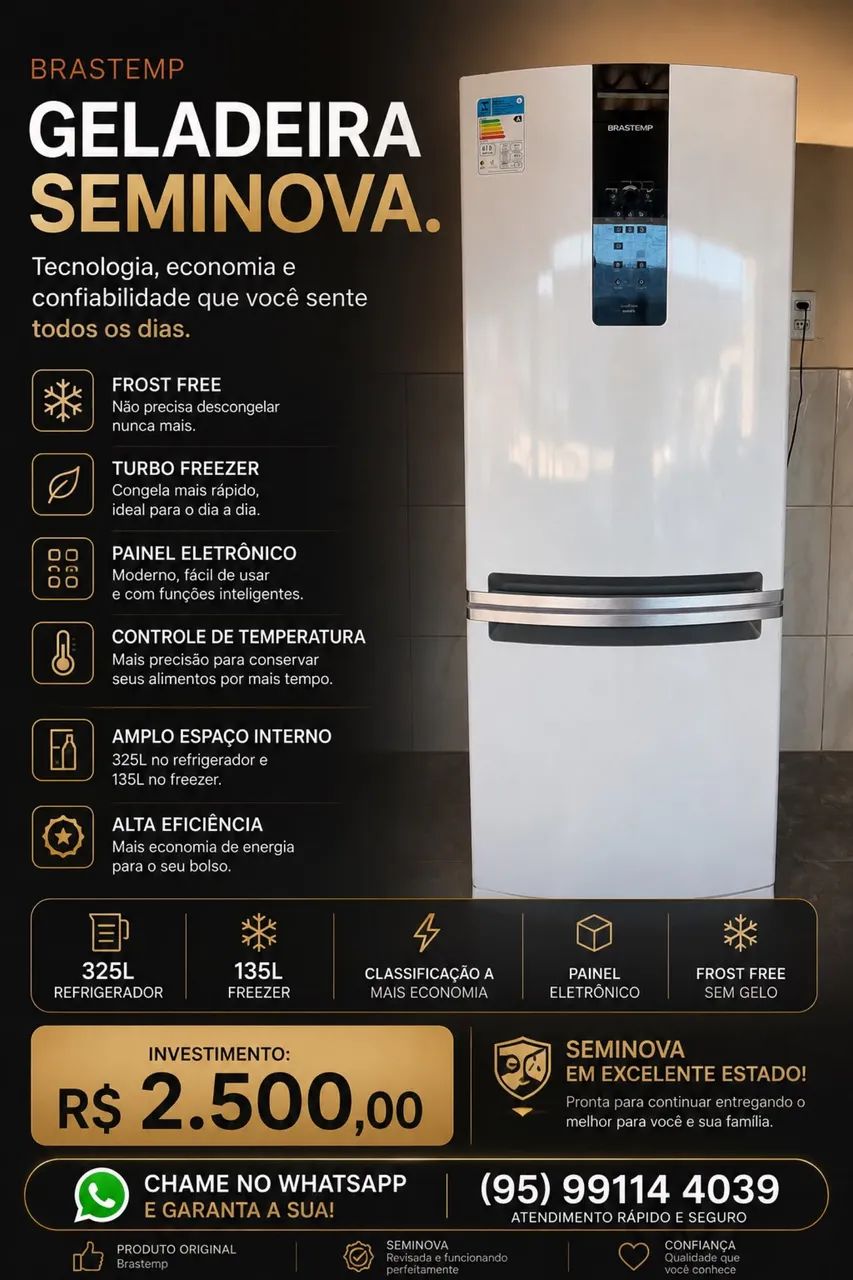 Geladeira BRASTEMP