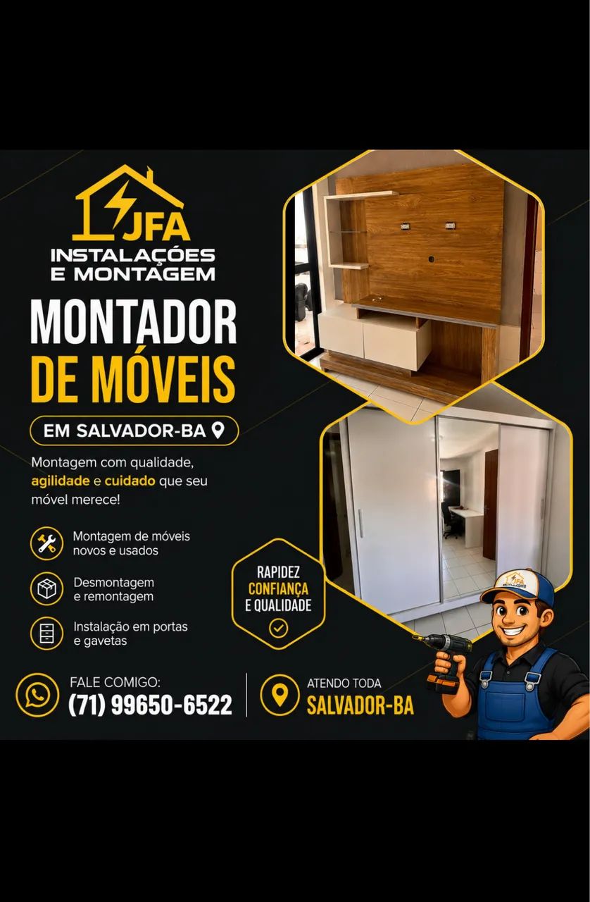Montagem e desmontagem de móveis 