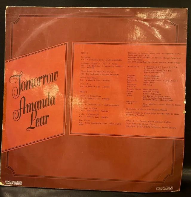 LP Amanda Lear - Tomorrow | RCA Original 104.8097 | Disco de Vinil Vintage - Foto 2