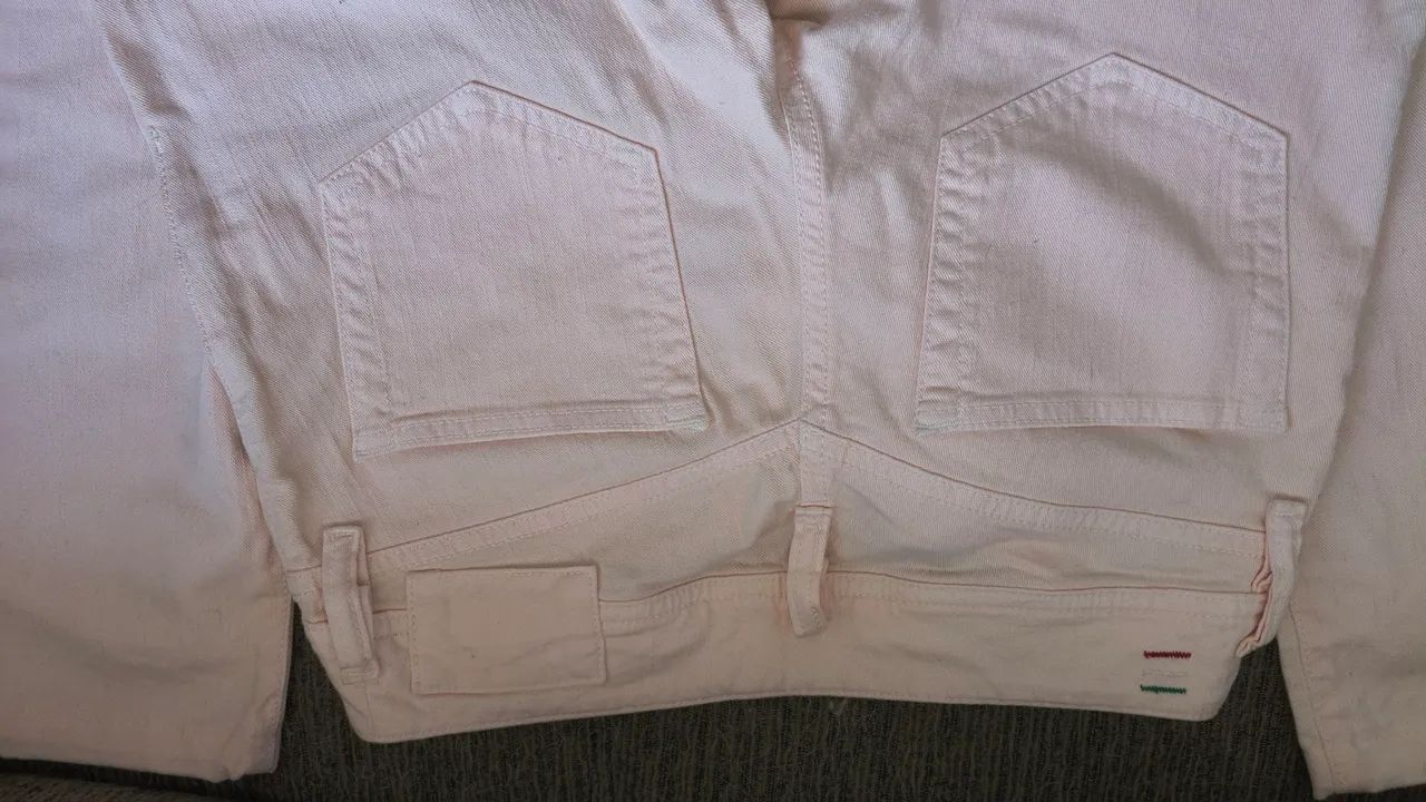 Calça da marca Diesel rosa claro P/M - Foto 4