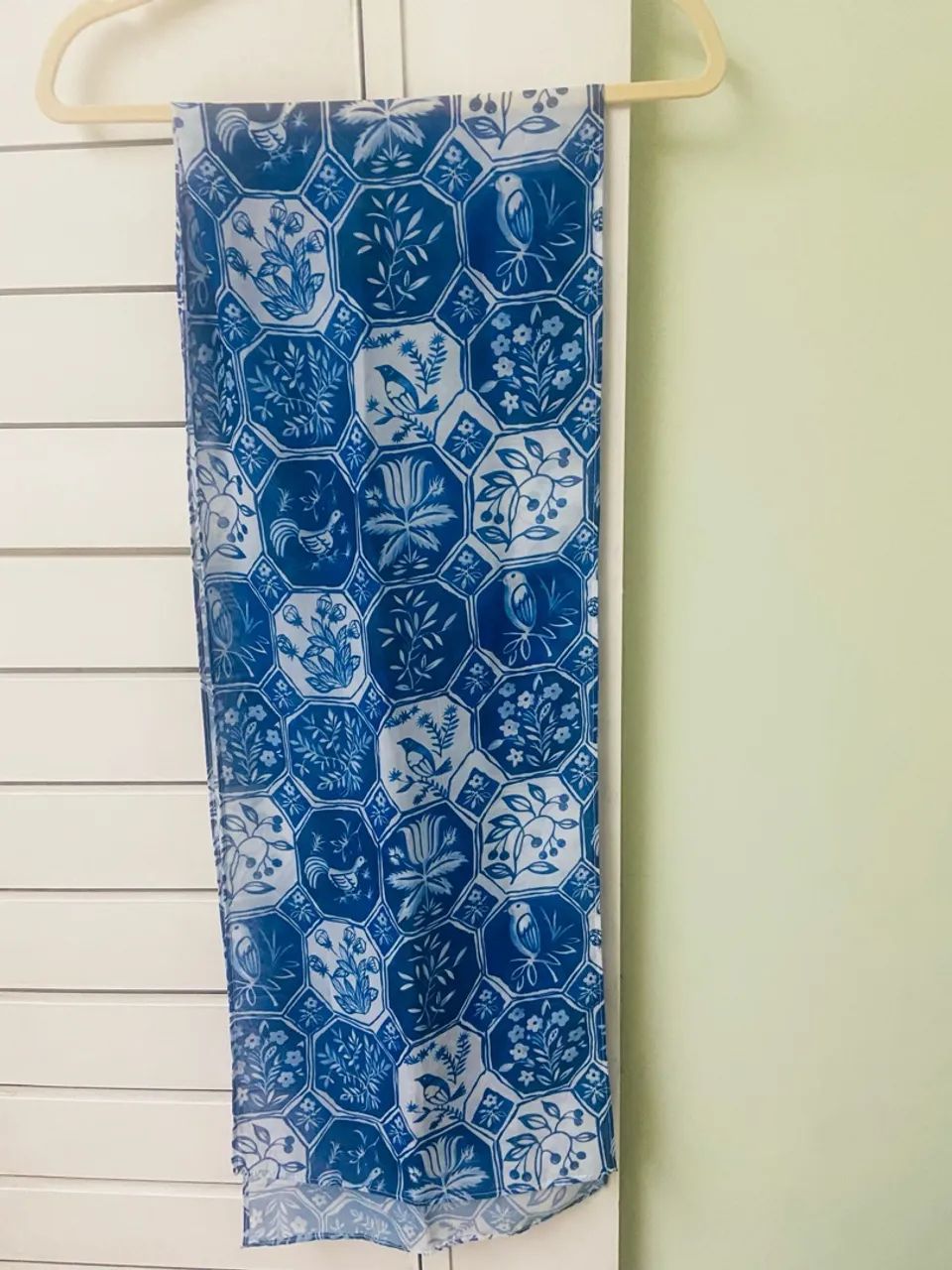 Lenço alongado estampado 1,5mx35cm - Foto 3