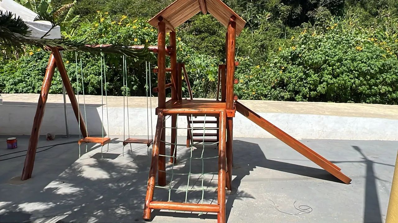 Parquinho de madeira de eucalipto  - Foto 2