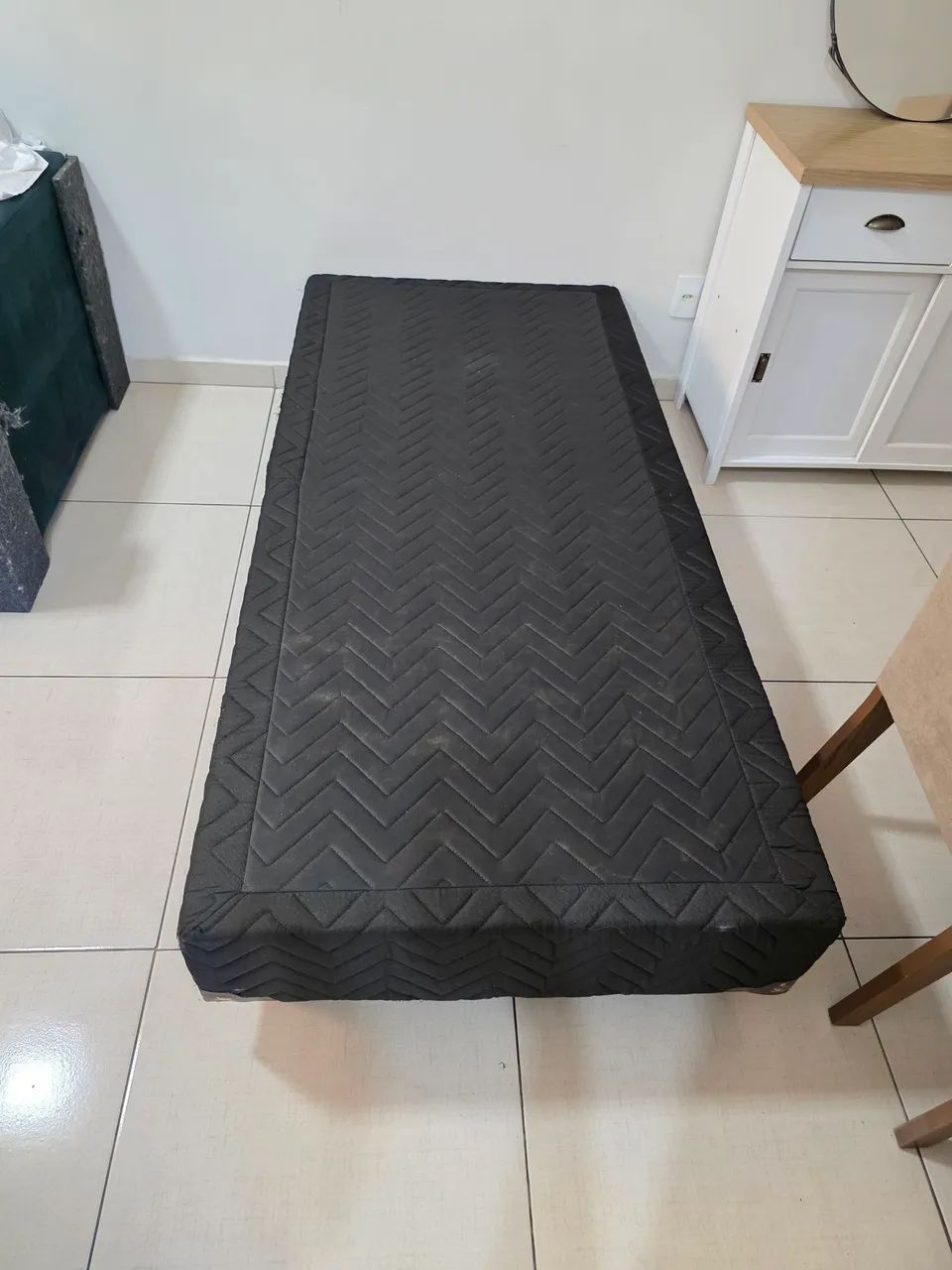 Cama box + colchão solteiro | Conservada | Contagem -MG - Foto 5
