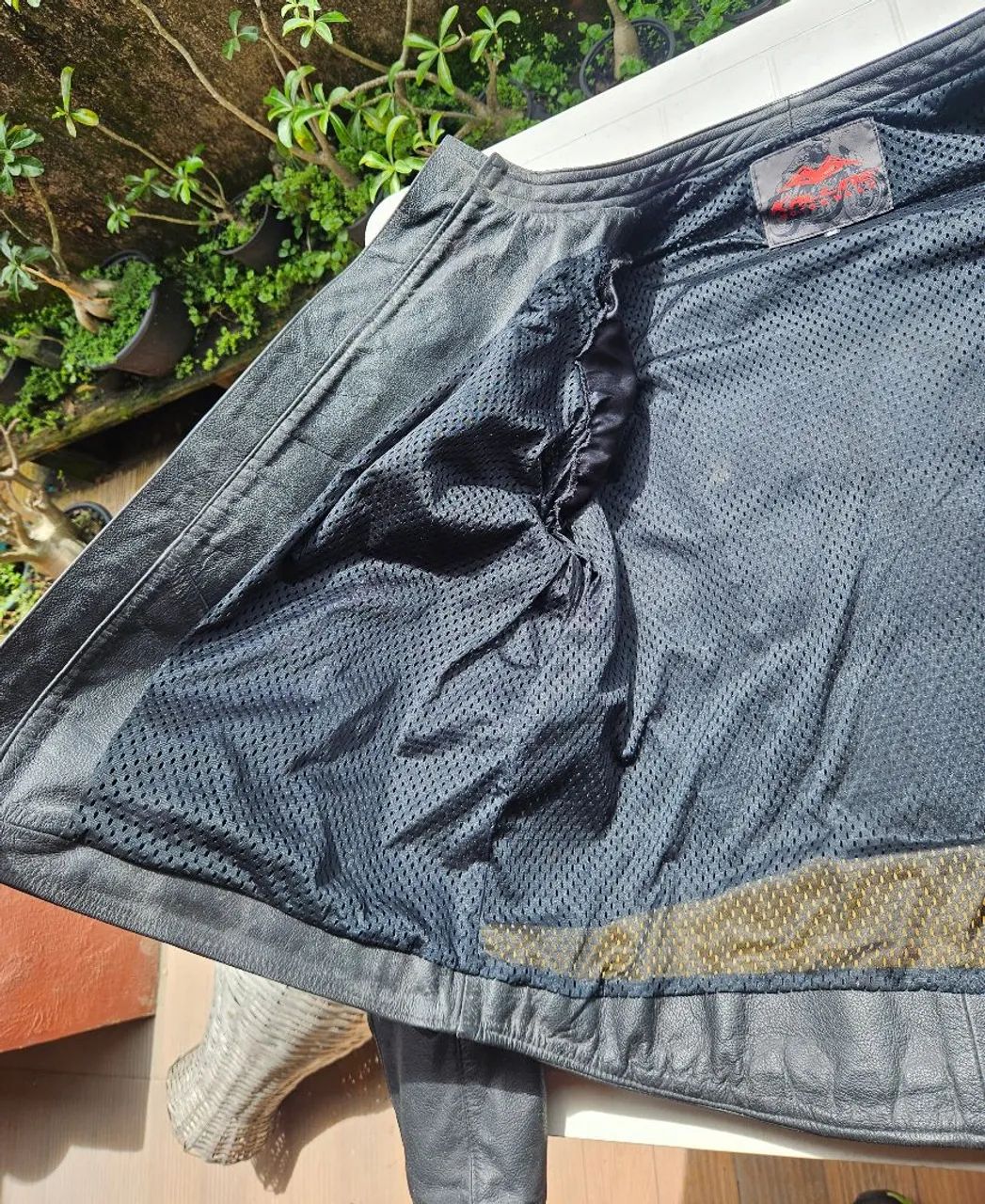 Jaqueta de couro legítimo para motociclista - Foto 4