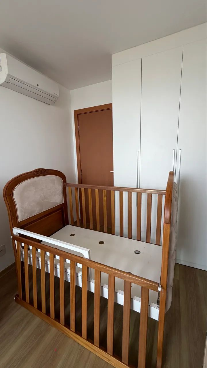 Vendo Berço de madeira maciça  - Foto 4