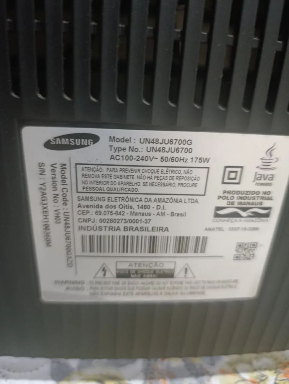 TV Samsung 48 - n ão liga - Foto 2